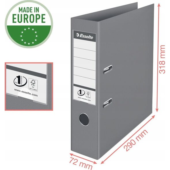 Segregator Esselte Segr A4 2RR/25 koral Colour'Breeze Essel