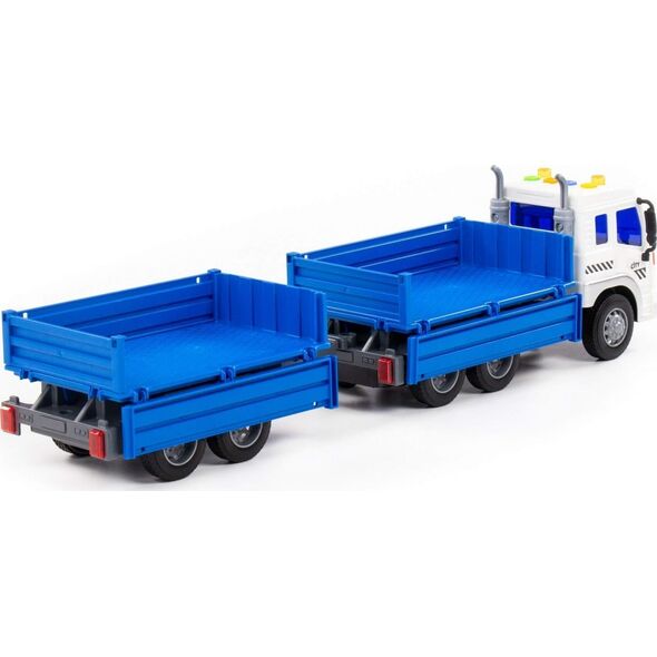 Polesie AUTO TRUCK 50CM WADER P SW/DZ NIEB TRAILER WB4 14119325 4810344093127