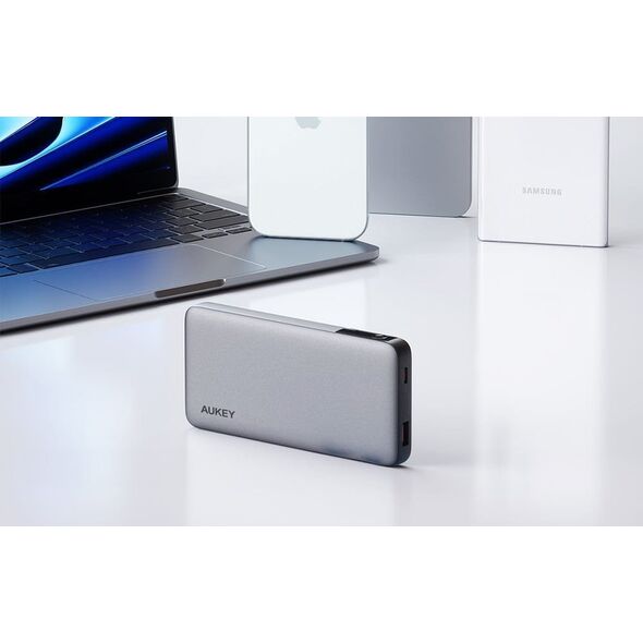 Aukey Powerbank Aukey PB-Y41, 10000mAh, 30W (szary)