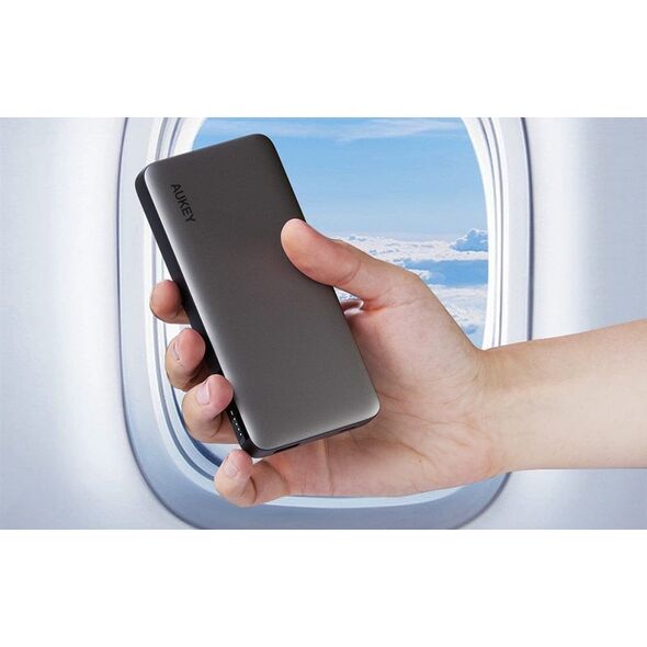 Aukey Powerbank Aukey PB-Y41, 10000mAh, 30W (szary)