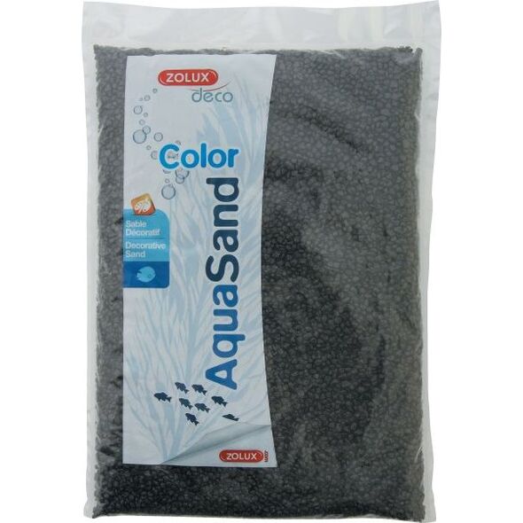 Zolux Aquasand Color czerń hebanowa 5kg