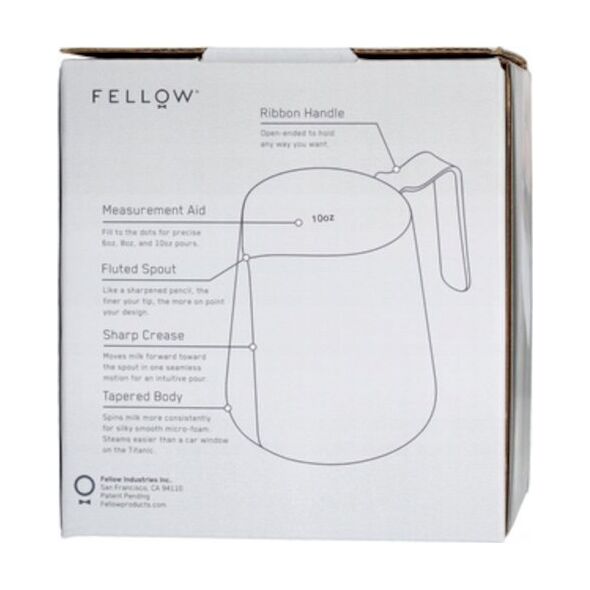 Fellow Fellow Eddy Pitcher - Dzbanek do mleka grafitowy 350 ml