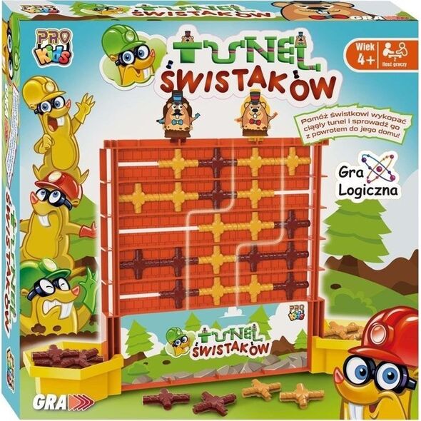 Pro Kids Gra logiczna Tunel świstaków