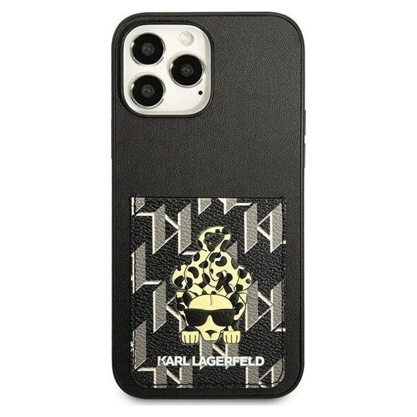 Karl Lagerfeld Karl Lagerfeld KLHCP13XCANCNK iPhone 13 Pro Max 6,7" hardcase czarny/black Karlimals Cardslot NoSize