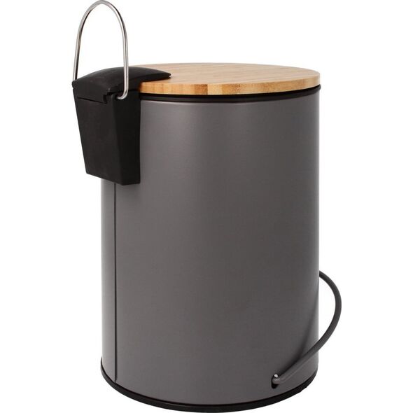 Kosz na śmieci Brunbeste na pedał szary (BB-2593)
