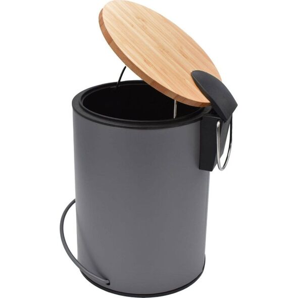 Kosz na śmieci Brunbeste na pedał szary (BB-2593)