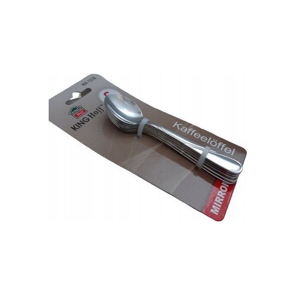 KingHoff KOMPLET ŁYŻECZEK DO KAWY 6 SZT. POŁYSK KINGHOFF KH-1578 (3504)