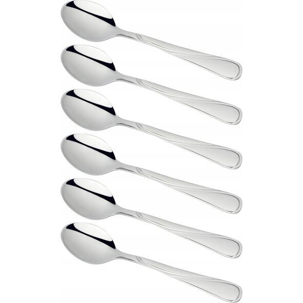 KingHoff KOMPLET ŁYŻECZEK DO KAWY 6 SZT. POŁYSK KINGHOFF KH-1578 (3504)