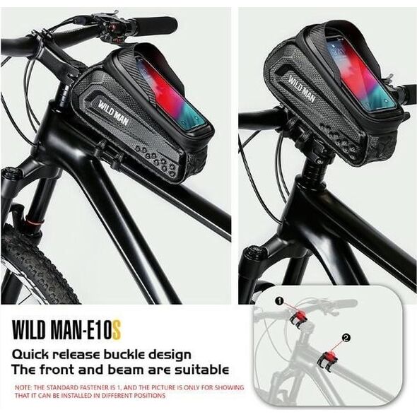 WildMan Uchwyt na ramę roweru Wildman L E10S czarny
