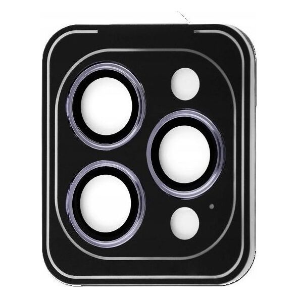 Osłona Szkło Hartowane 9h Na Obiektyw Aparat Do Iphone 15 Pro / 15 Pro Max - Ciemny Niebieski / Cppaip15pm26