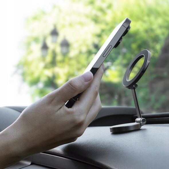 Uchwyt Magnes Mocowanie Kokpit Auto Samochód Magsafe Iphone 16 15 14 13 12 / Hoop