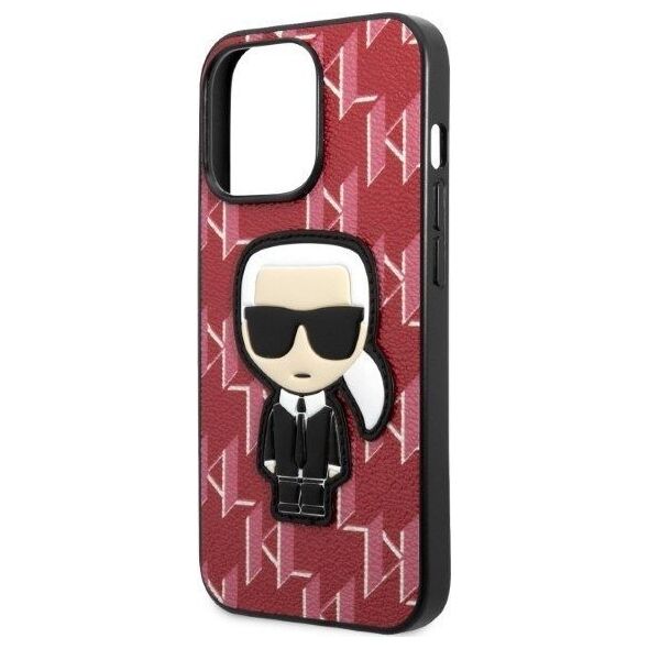 Karl Lagerfeld Etui Karl Lagerfeld KLHCP13LPMNIKPI Apple iPhone 13 Pro hardcase czerwony/red Monogram Ikonik Patch