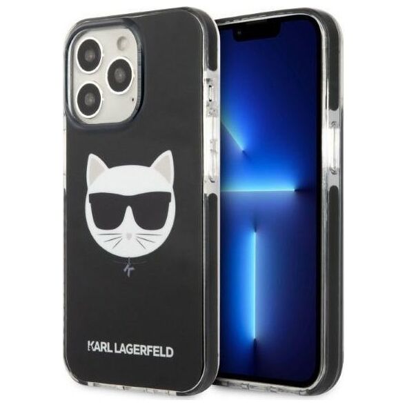 Karl Lagerfeld Etui Karl Lagerfeld KLHCP13LTPECK Apple iPhone 13 Pro hardcase czarny/black Choupette Head