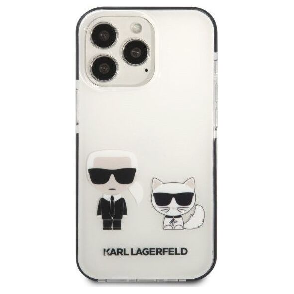 Karl Lagerfeld Etui Karl Lagerfeld KLHCP13LTPEKCW Apple iPhone 13 Pro hardcase biały/white Karl&Choupette