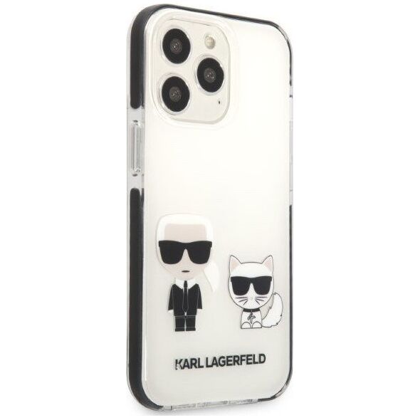 Karl Lagerfeld Etui Karl Lagerfeld KLHCP13LTPEKCW Apple iPhone 13 Pro hardcase biały/white Karl&Choupette