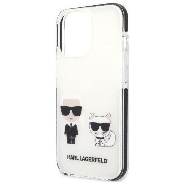 Karl Lagerfeld Etui Karl Lagerfeld KLHCP13LTPEKCW Apple iPhone 13 Pro hardcase biały/white Karl&Choupette