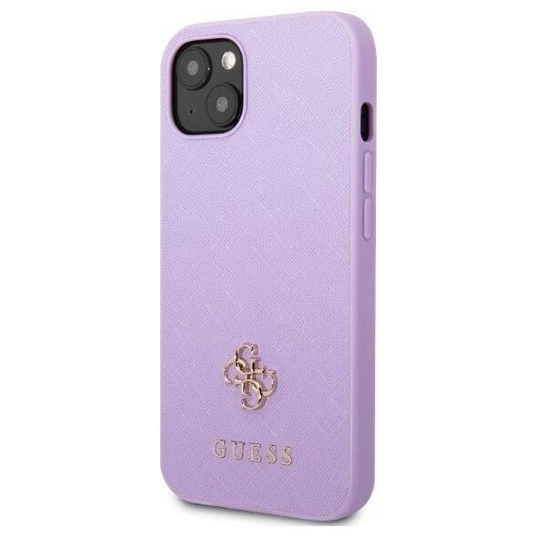 Guess Etui Guess GUHCP13SPS4MU Apple iPhone 13 mini purpurowy/purple hardcase Saffiano 4G Small Metal Logo
