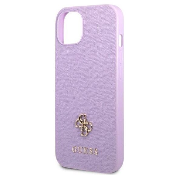 Guess Etui Guess GUHCP13SPS4MU Apple iPhone 13 mini purpurowy/purple hardcase Saffiano 4G Small Metal Logo