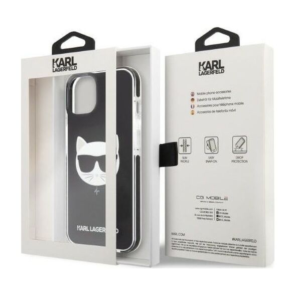 Karl Lagerfeld Etui Karl Lagerfeld KLHCP13STPECK Apple iPhone 13 mini hardcase czarny/black Choupette Head