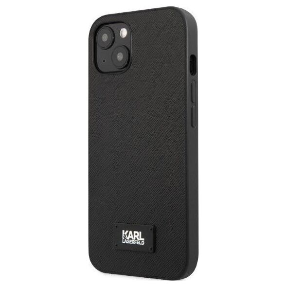 Karl Lagerfeld Etui Karl Lagerfeld KLHCP13SSFMP2K Apple iPhone 13 mini hardcase czarny/black Saffiano Plaque