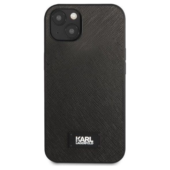 Karl Lagerfeld Etui Karl Lagerfeld KLHCP13SSFMP2K Apple iPhone 13 mini hardcase czarny/black Saffiano Plaque