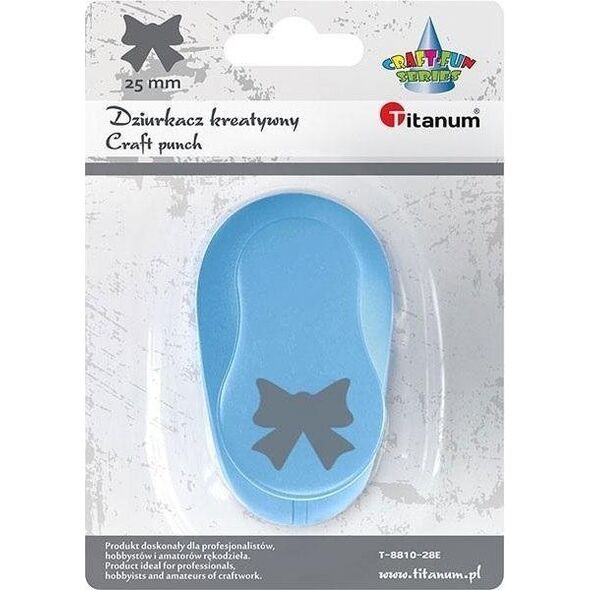Titanum Dziurkacz z motywem 25mm kokarda