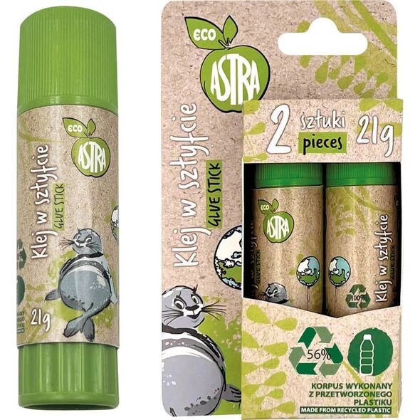 Astra Klej w sztyfcie ECO szkolny 21g ASTRA 2szt