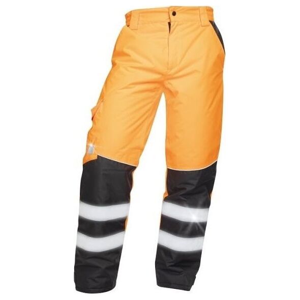Ardon HOWARD - nieprzemakalne spodnie hi-viz z elementami odblaskowymi, 100 % poliester - Żółty H8940 L
