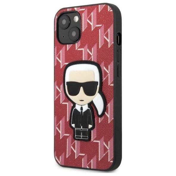 Karl Lagerfeld Etui Karl Lagerfeld KLHCP13SPMNIKPI Apple iPhone 13 mini hardcase czerwony/red Monogram Ikonik Patch