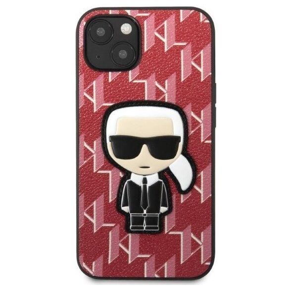 Karl Lagerfeld Etui Karl Lagerfeld KLHCP13SPMNIKPI Apple iPhone 13 mini hardcase czerwony/red Monogram Ikonik Patch
