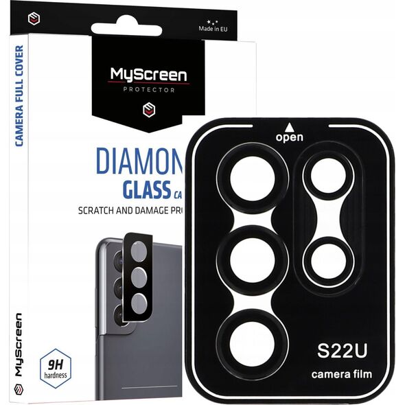 MyScreen Protector Samsung Galaxy S22 Ultra -  Szkło hartowane na tyle kamery MyScreen DIAMOND GLASS CAMERA FULL COVER