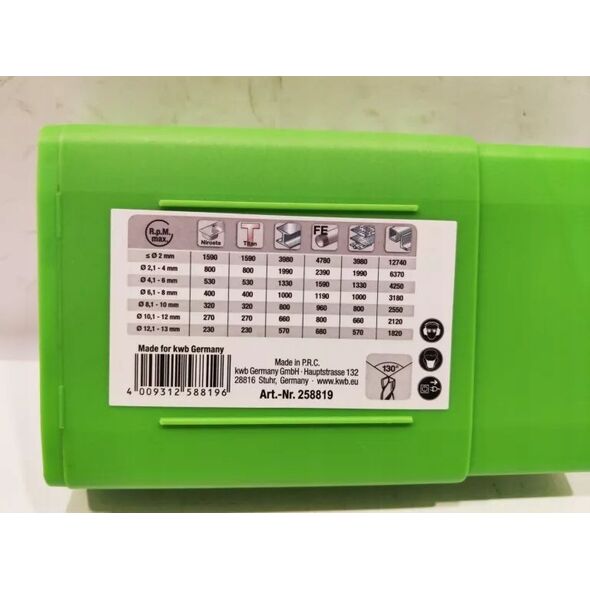 Wiertło Einhell ZESTAW WIERTEŁ 19 SZT. 1-10MM 49258819