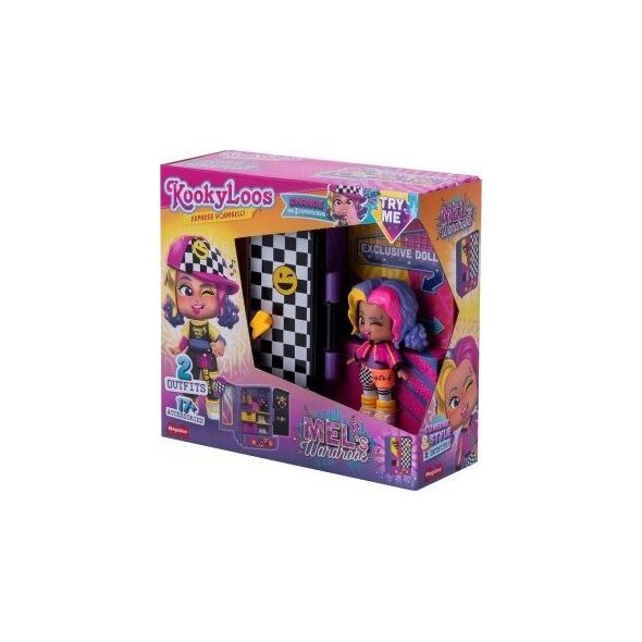 Magic Box KookyLoos Mel Szafa Zestaw, Figurka