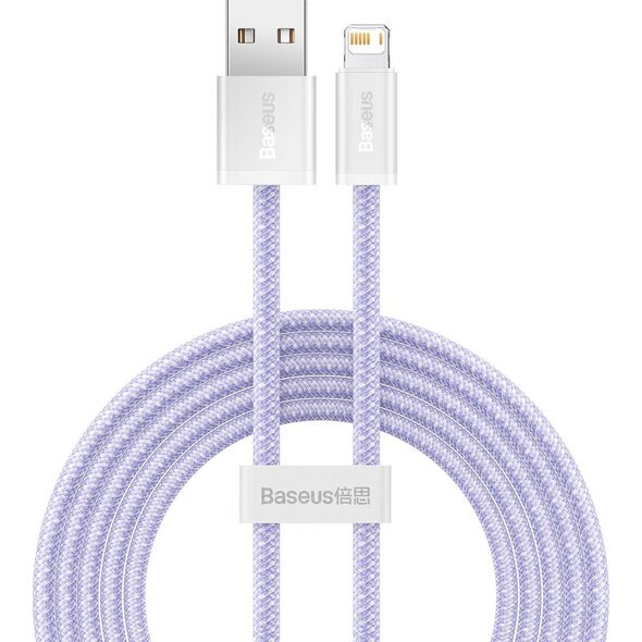 Kabel USB Baseus USB-A - Lightning 2 m Fioletowy (CALD040105)
