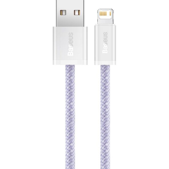 Kabel USB Baseus USB-A - Lightning 2 m Fioletowy (CALD040105)