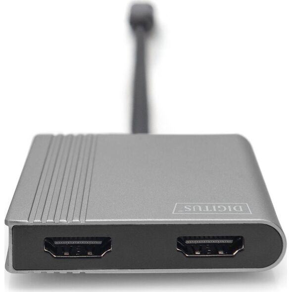 Adapter USB Digitus USB-C-2X HDMI ADAPTER USB-C-2X HDMI ADAPTER