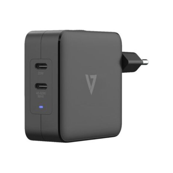 Ładowarka V7 65W USB-C PD GAN AC CHARGER 65W USB-C PD GAN AC CHARGER