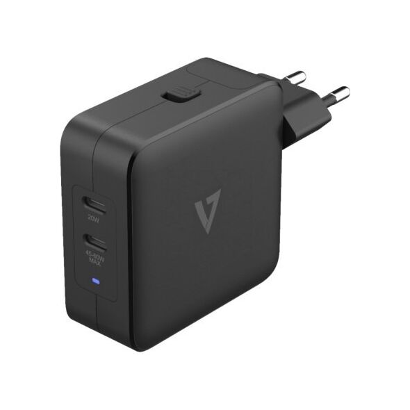 Ładowarka V7 65W USB-C PD GAN AC CHARGER 65W USB-C PD GAN AC CHARGER