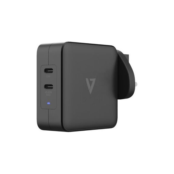 Ładowarka V7 65W USB-C PD GAN AC CHARGER 65W USB-C PD GAN AC CHARGER