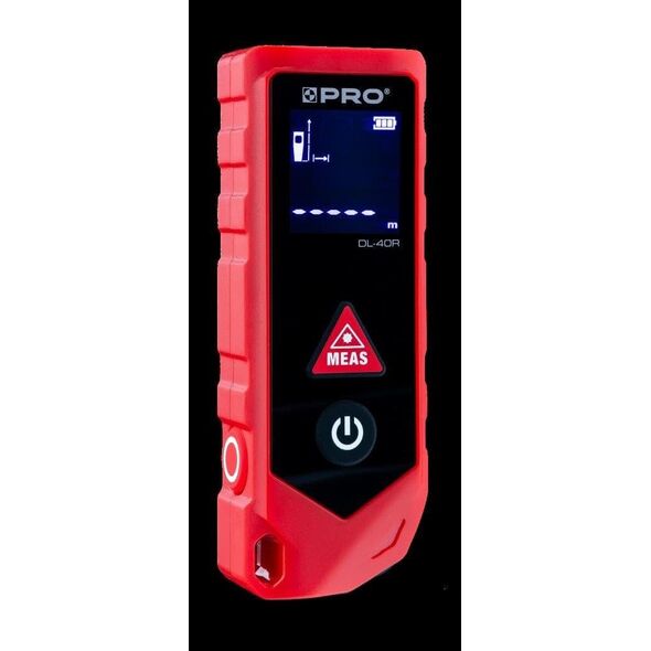 Dalmierz laserowy PRO DALMIERZ LASEROWY DL-40R Z KÃÅKIEM POMIAROWYM