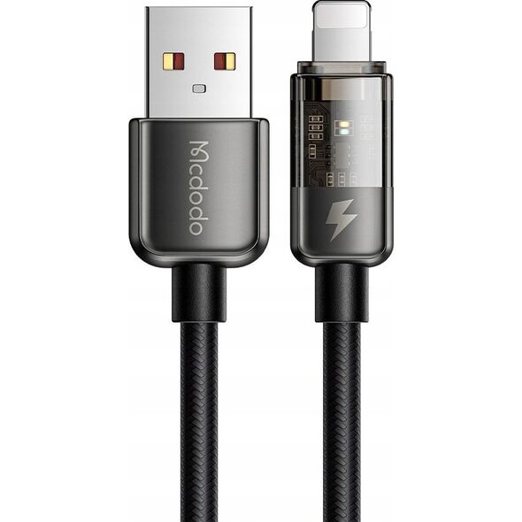 Kabel USB Mcdodo USB-A - Lightning 1.2 m Czarny (CA-3140)