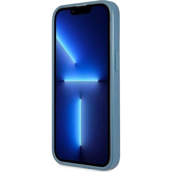 Guess Guess GUHCP13LP4TPB iPhone 13 Pro / 13 6,1" niebieski/blue hardcase 4G Triangle Logo Cardslot