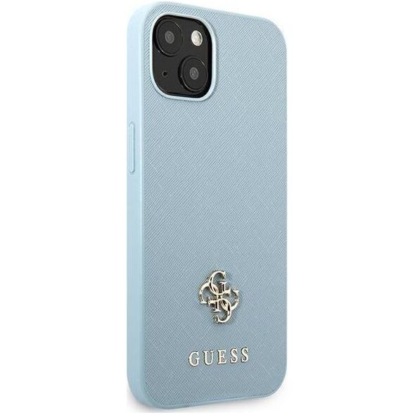 Guess Guess GUHCP13MPS4MB iPhone 13 6,1" niebieski/blue hardcase Saffiano 4G Small Metal Logo