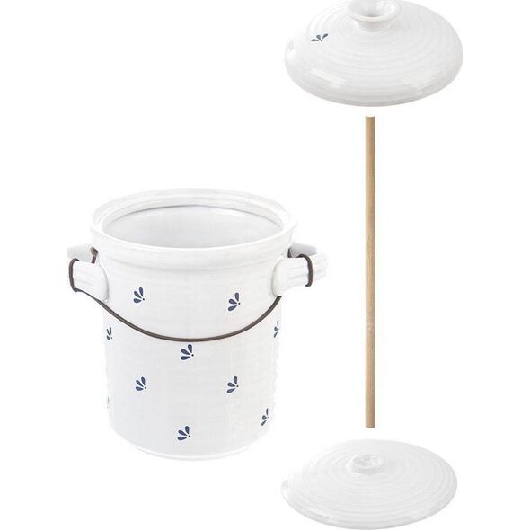 Orion Garnek do kiszenia kapusty ogórków ceramiczny 2,8 l MODROBILA