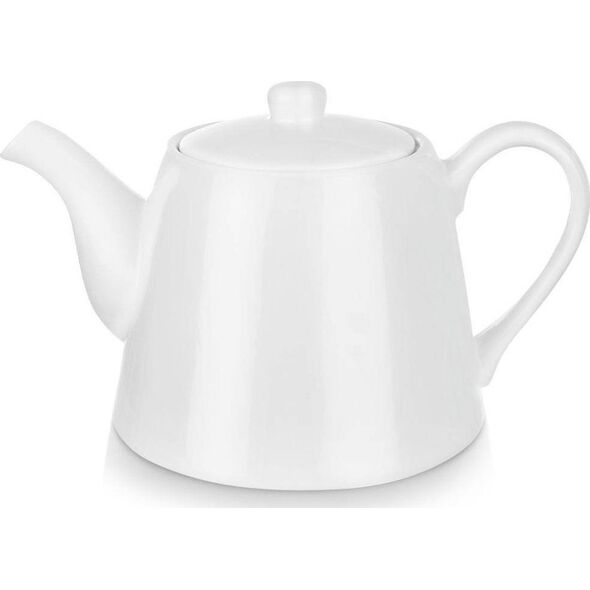 Orion Dzbanek porcelanowy z uchwytem i pokrywką do kawy herbaty biały LUNA 2 l