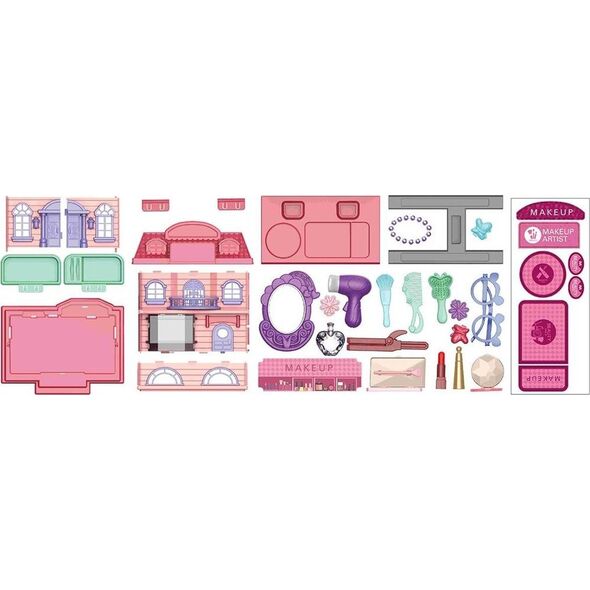 Upominkarnia Toaletka - domek 2w1 Diy 25x19,5x41,5 cm