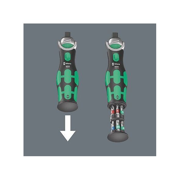 Wiertło Wera WERA ZESTAW KOŃCÓWEK Z GRZECHOTKĄ 3/8" 13cz. 8009 ZYKLOP POCKET SET 1