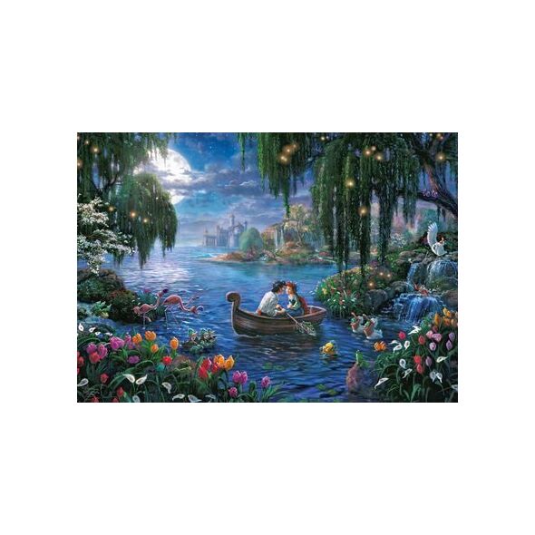 Schmidt Spiele PQ Puzzle 1000 el. THOMAS KINKADE Mała Syrenka i książę Eryk (Disney)