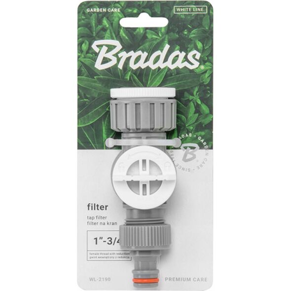Bradas WHITE LINE Filtr na kran z GW 1" z redukcją na 3/4"