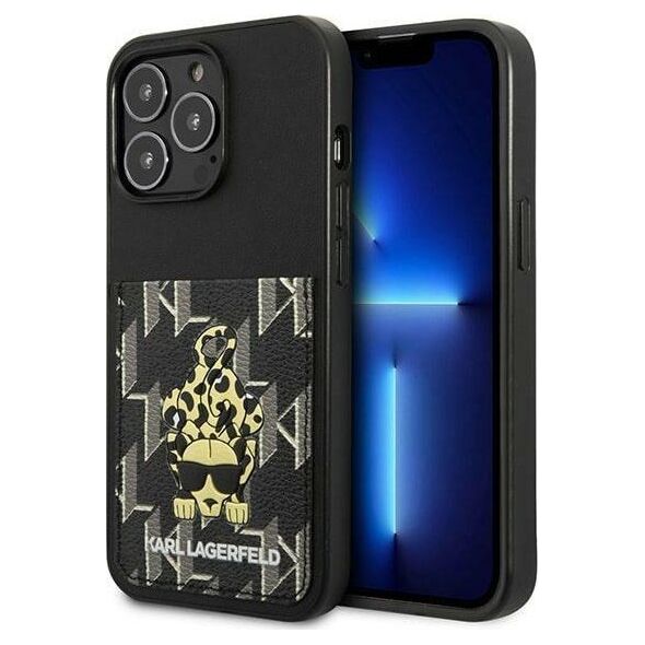 Karl Lagerfeld Karl Lagerfeld KLHCP13LCANCNK iPhone 13 Pro / 13 6,1" hardcase czarny/black Karlimals Cardslot